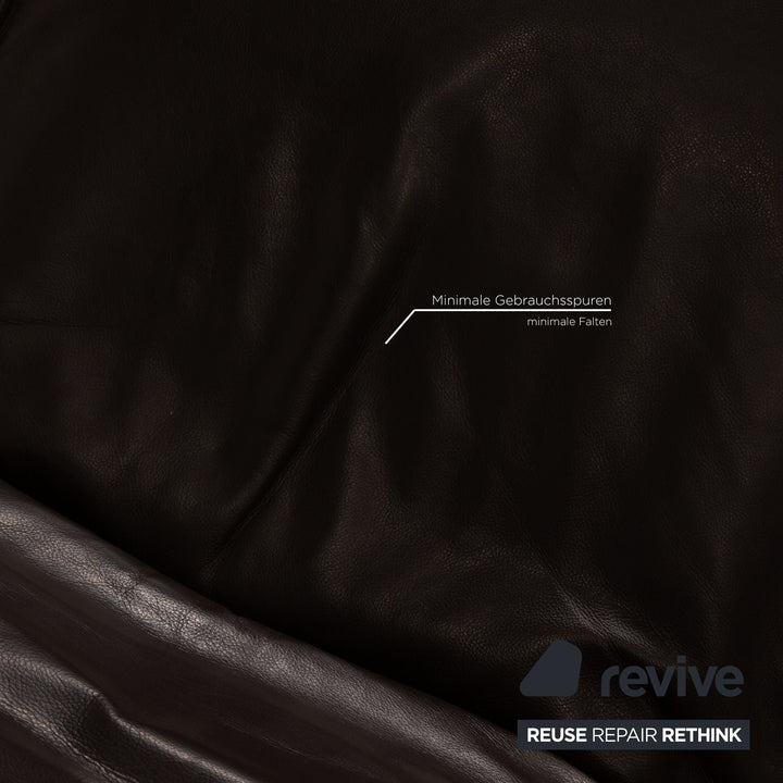 Koinor Jonas leather armchair dark brown relax lounger electr. function