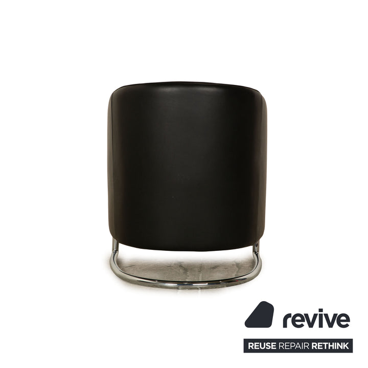 Koinor Junior Leather Armchair Black