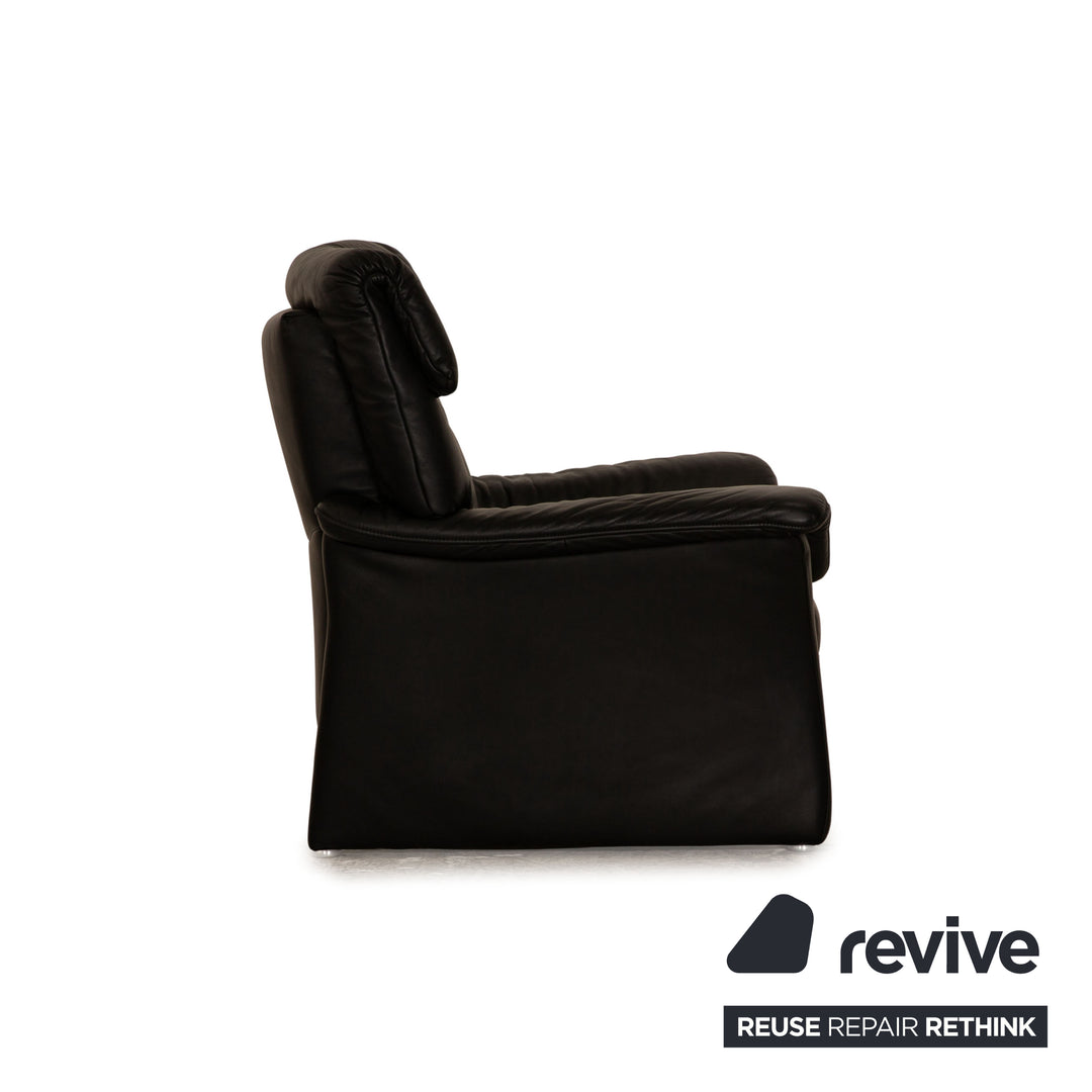 Koinor Corsica Leather Armchair Black