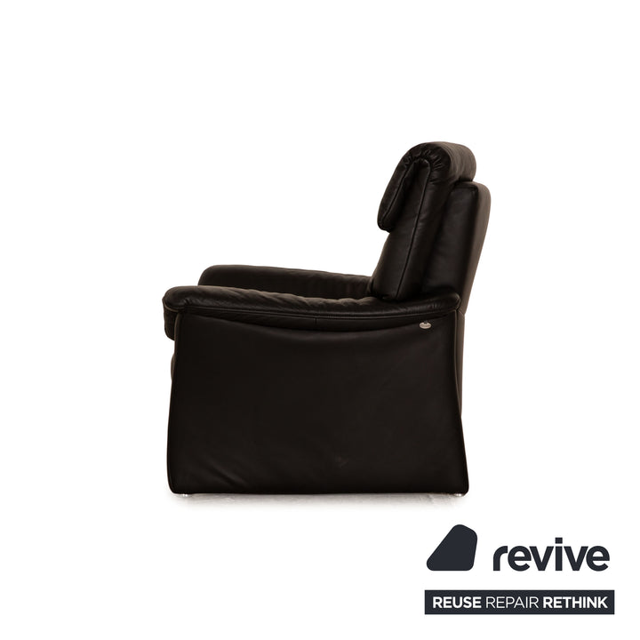 Koinor Corsica Leather Armchair Black