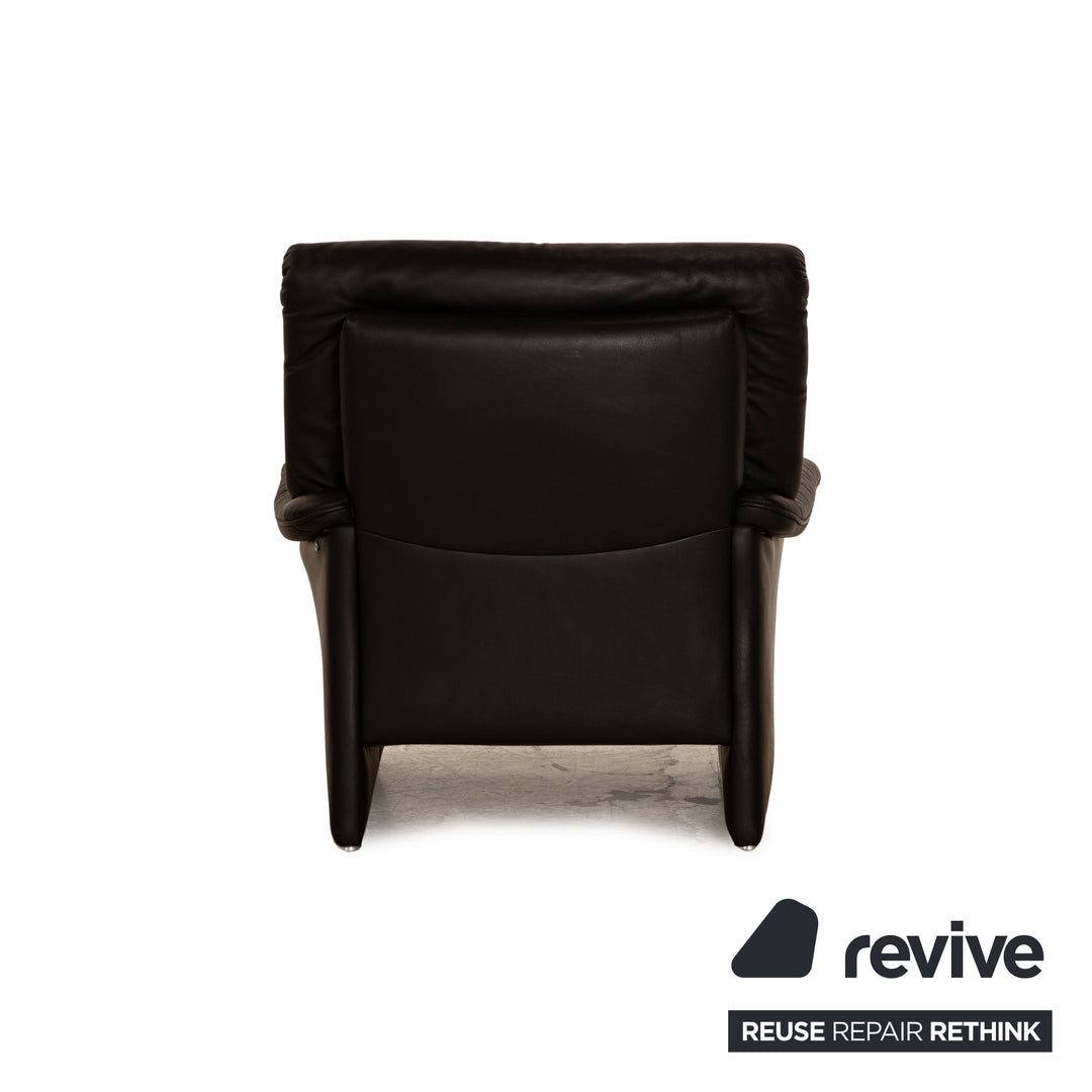 Koinor Corsica Leather Armchair Black
