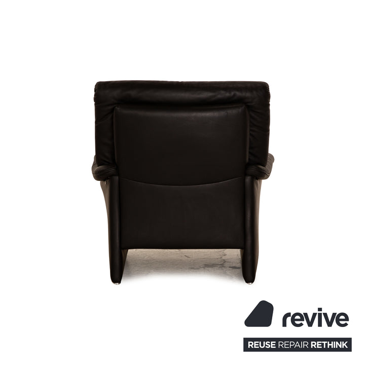 Koinor Corsica Leather Armchair Black