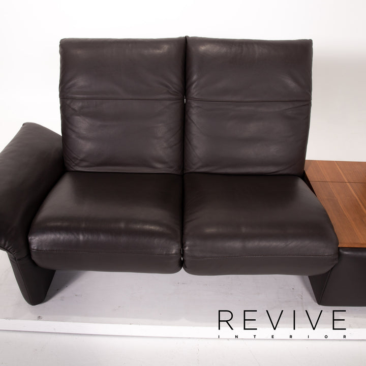 Koinor Leder Ecksofa Braun Dunkelbraun Sofa Funktion Couch #13637