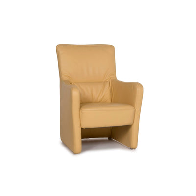 Koinor Leder Sessel Gelb #13048