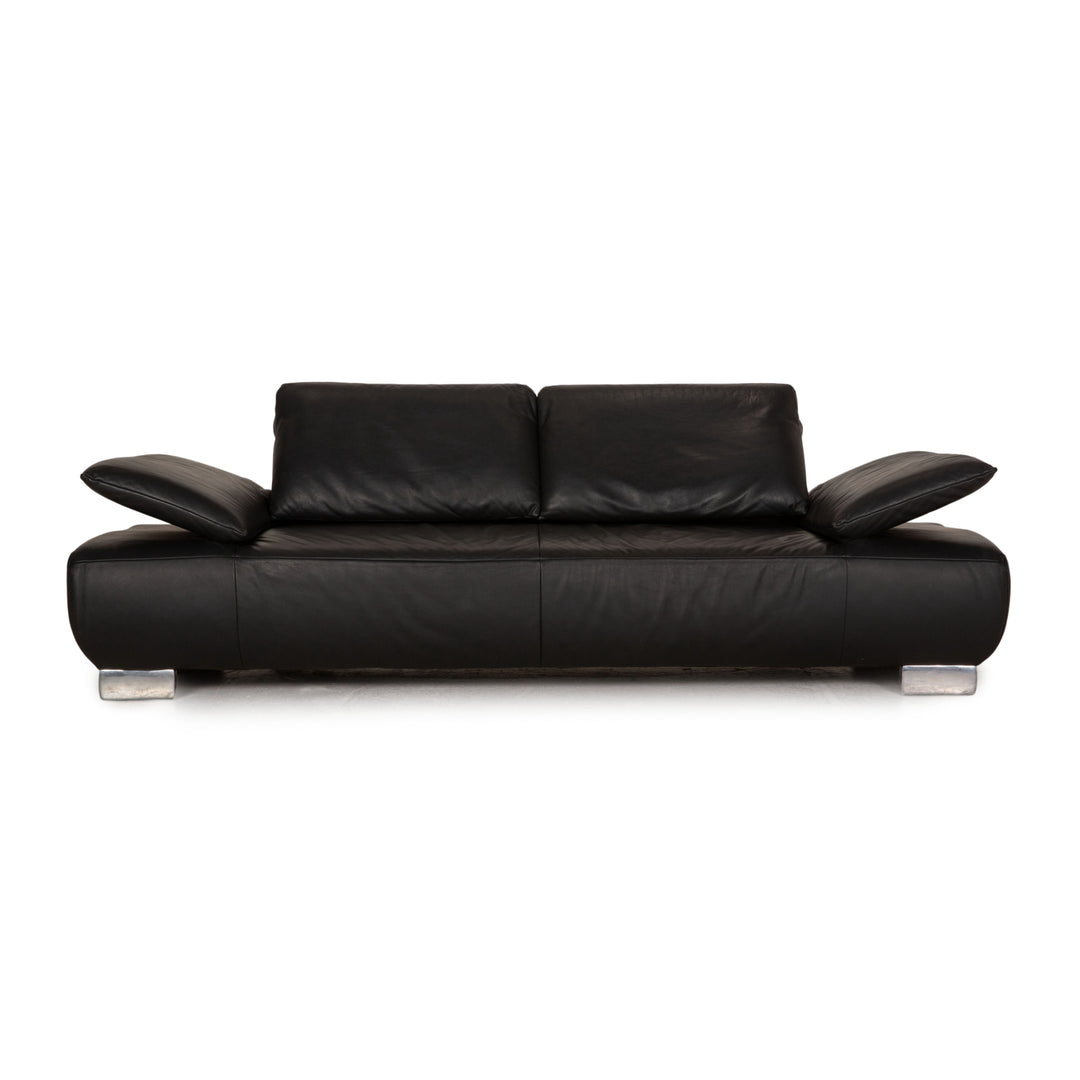 Koinor Leder Sofa Anthrazit Dreisitzer Couch Funktion
