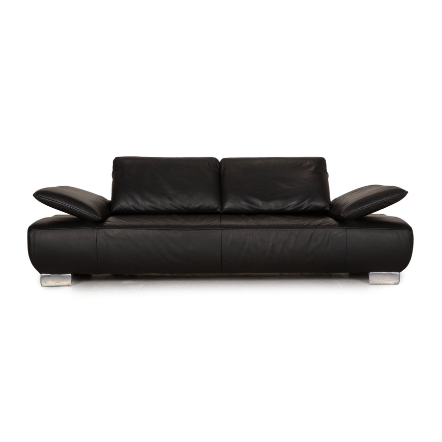 Koinor Leder Sofa Anthrazit Dreisitzer Couch Funktion