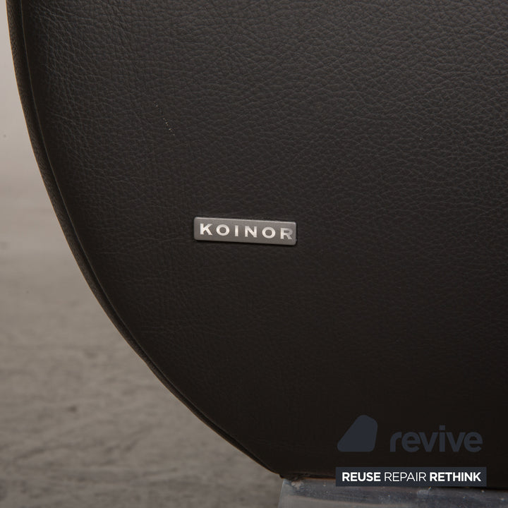 Koinor Leder Sofa Anthrazit Dreisitzer Couch Funktion