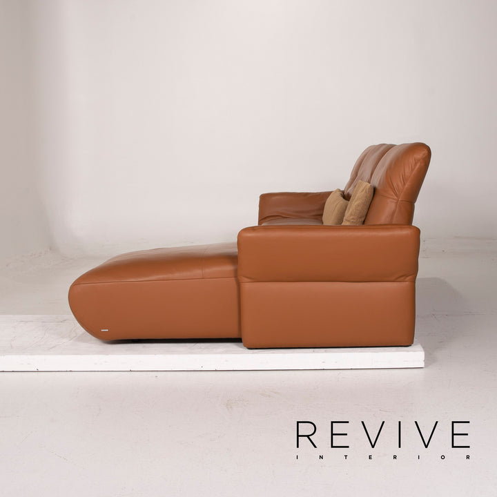Koinor leather sofa brown corner sofa electr. Feature #15428