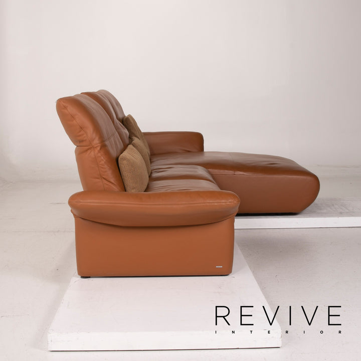 Koinor leather sofa brown corner sofa electr. Feature #15428