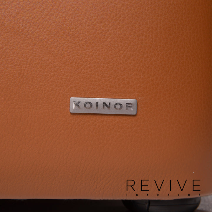 Koinor leather sofa brown corner sofa electr. Feature #15428