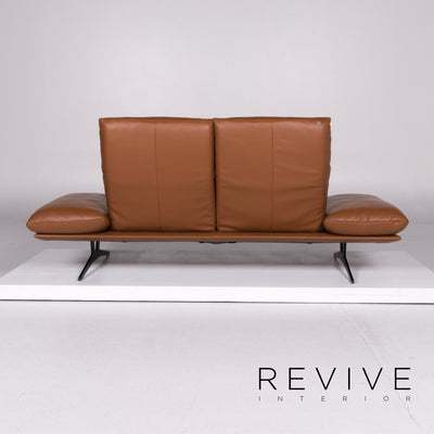 Koinor Leder Sofa Cognac Zweisitzer #10674