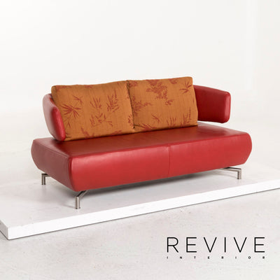 Koinor Leder Sofa Garnitur Rot 1x Dreisitzer 1x Zweisitzer 1x Sessel #12727