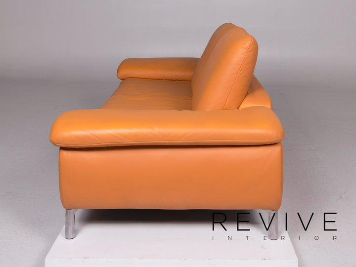 Koinor Leder Sofa Orange Zweisitzer #11724