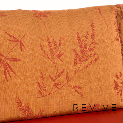 Koinor Leder Sofa Rot Zweisitzer Couch #12337
