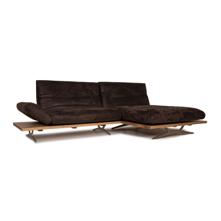 Koinor Marylin Stoff Sofa Braun Ecksofa Couch Funktion Relaxfunktion