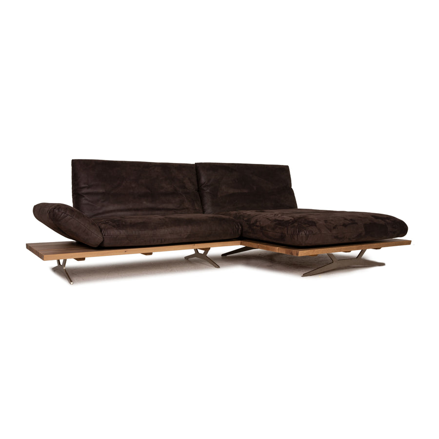 Koinor Marylin Stoff Sofa Braun Ecksofa Couch Funktion Relaxfunktion