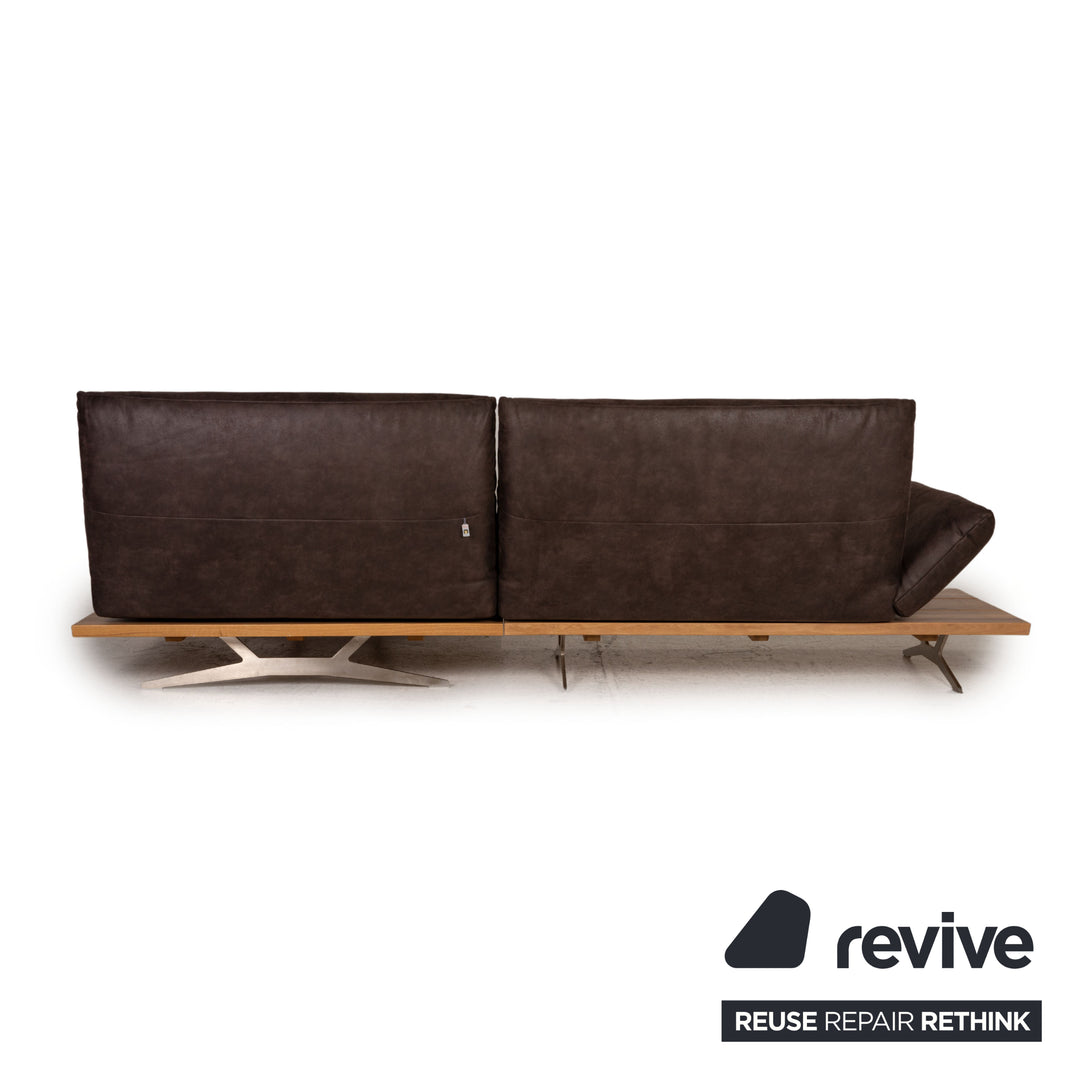 Koinor Marylin Stoff Sofa Braun Ecksofa Couch Funktion Relaxfunktion