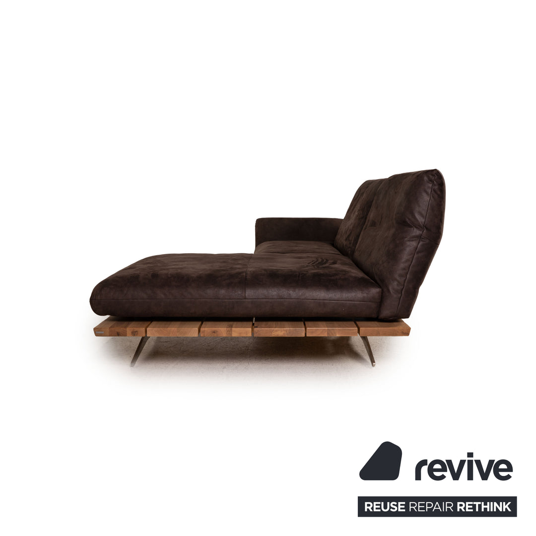 Koinor Marylin Stoff Sofa Braun Ecksofa Couch Funktion Relaxfunktion