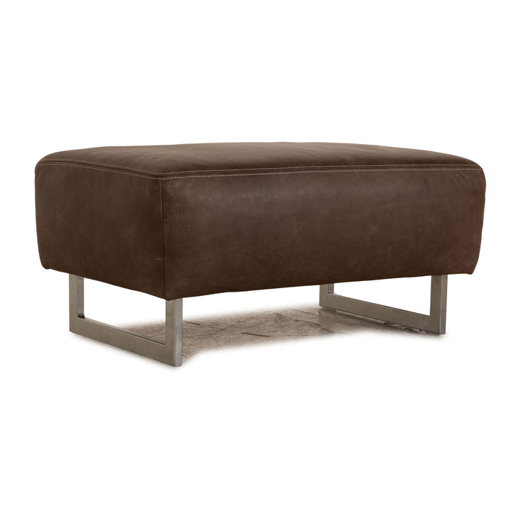 Koinor Mio 2 Leder Hocker Braun