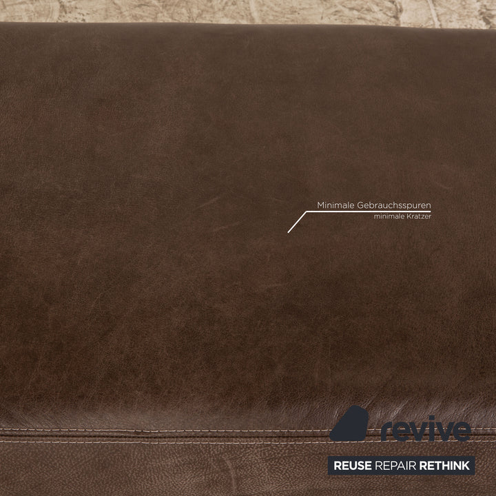Koinor Mio 2 Leder Hocker Braun