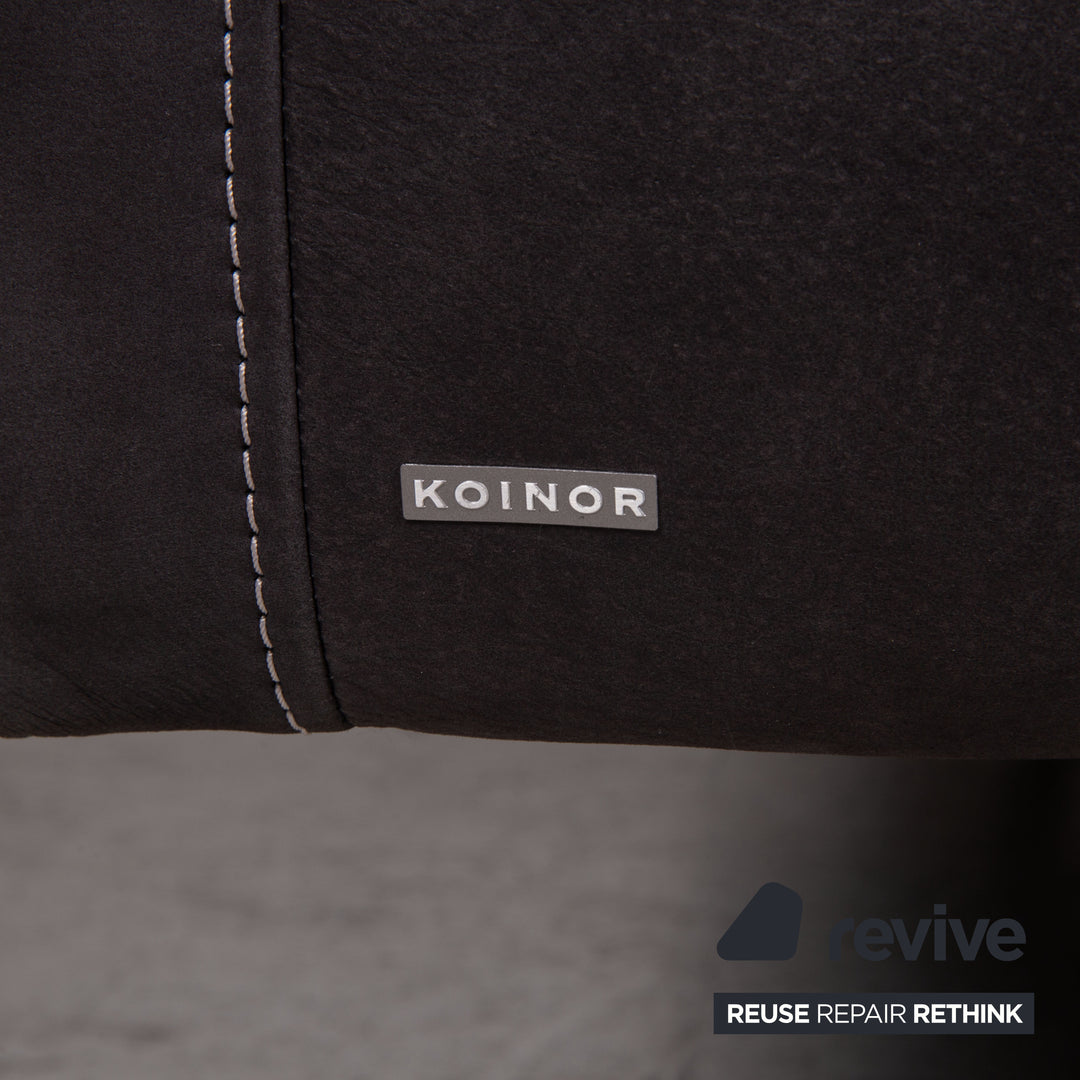 Koinor MONROE Leder Sofa Grau Dreisitzer Couch Funktion
