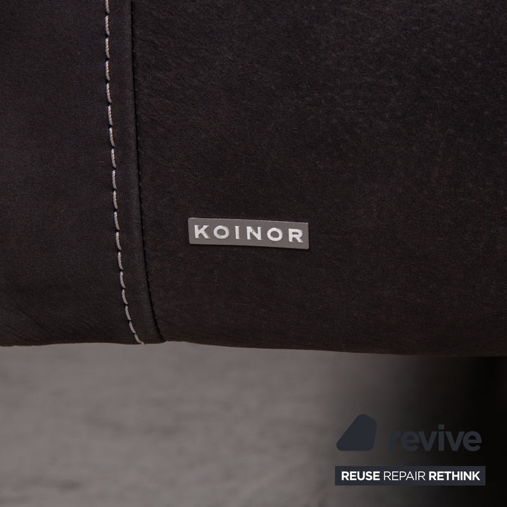 Koinor MONROE Leder Sofa Grau Dreisitzer Couch Funktion