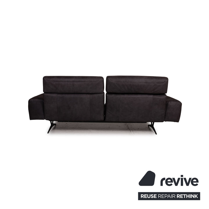 Koinor MONROE Leder Sofa Grau Dreisitzer Couch Funktion