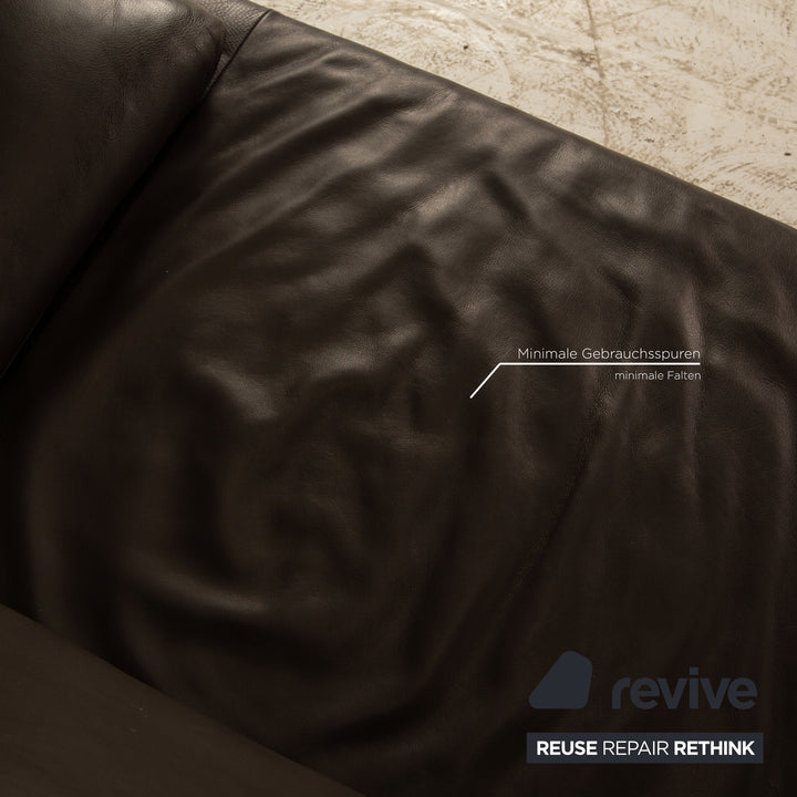 Koinor Ramon leather sofa set brown two seater couch function