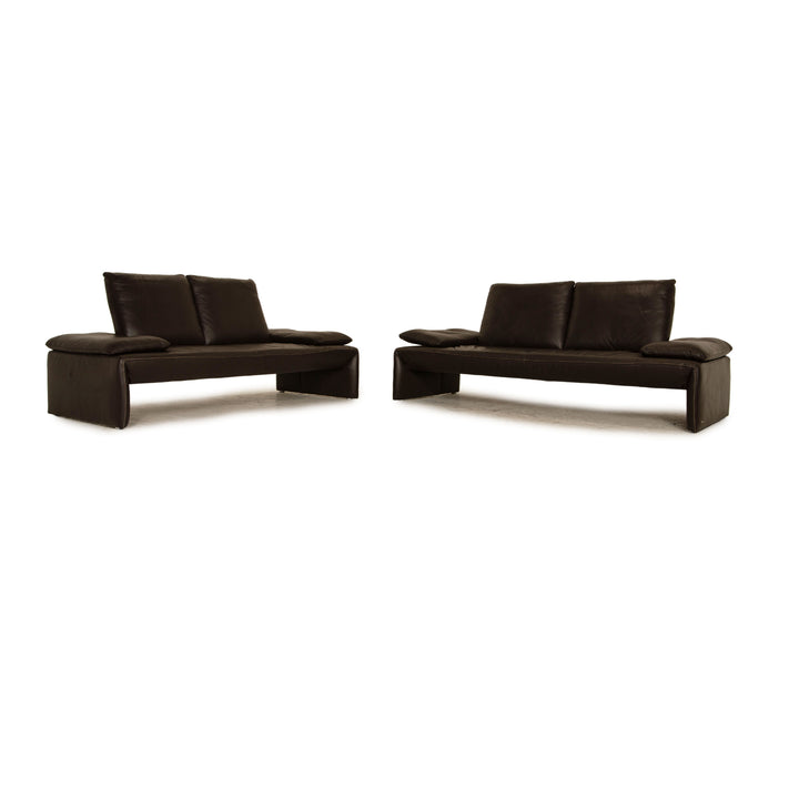 Koinor Ramon leather sofa set brown two seater couch function