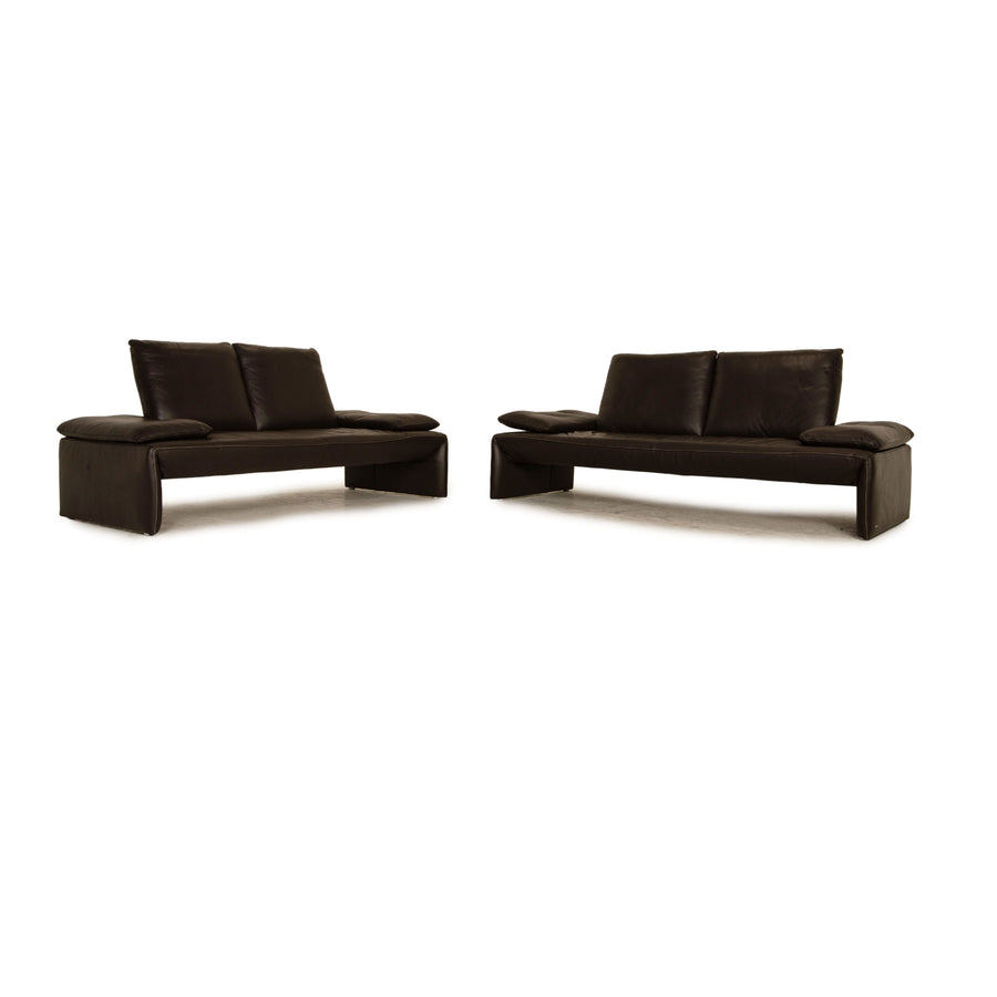 Koinor Ramon ensemble de canapé en cuir marron deux places fonction canapé