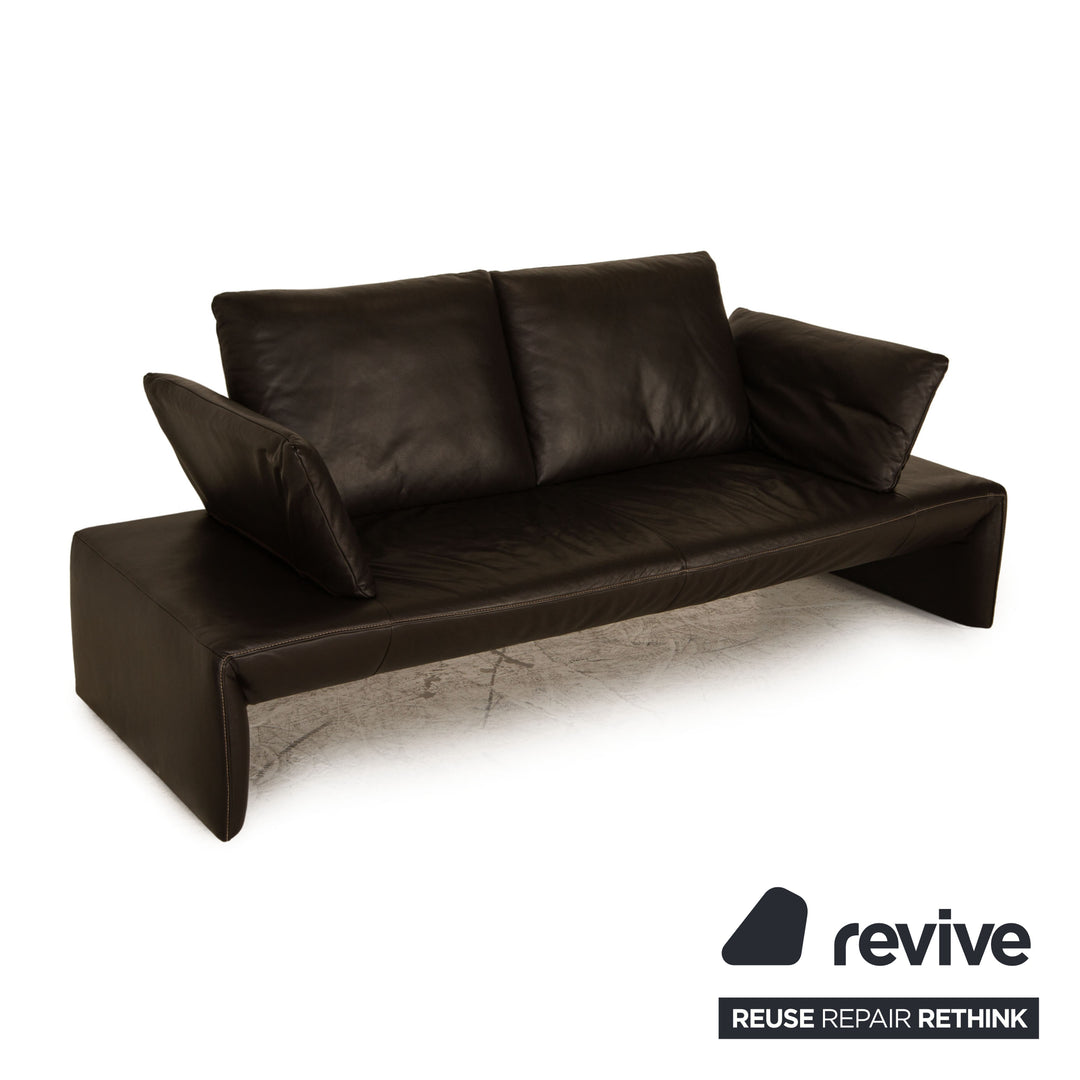 Koinor Ramon leather sofa set brown two seater couch function