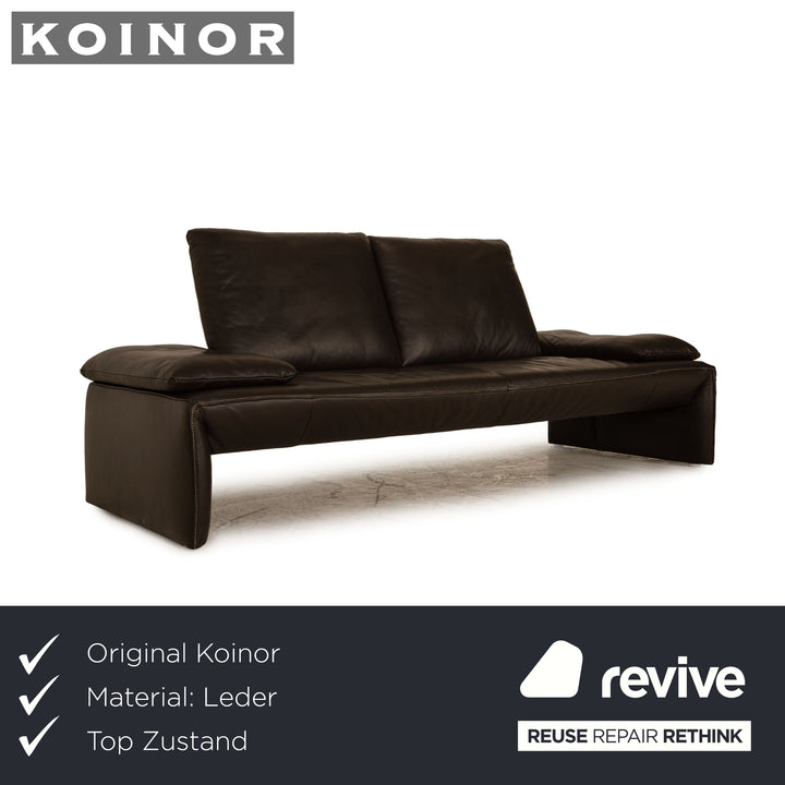 Koinor Ramon Leder Zweisitzer Braun Sofa Couch Funktion