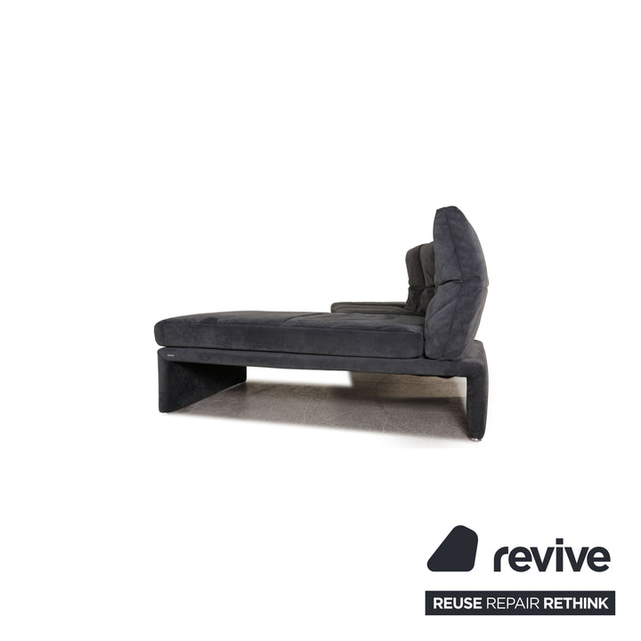 Koinor Raoul Alcantara Sofa Garnitur Grau Ecksofa Hocker Tisch