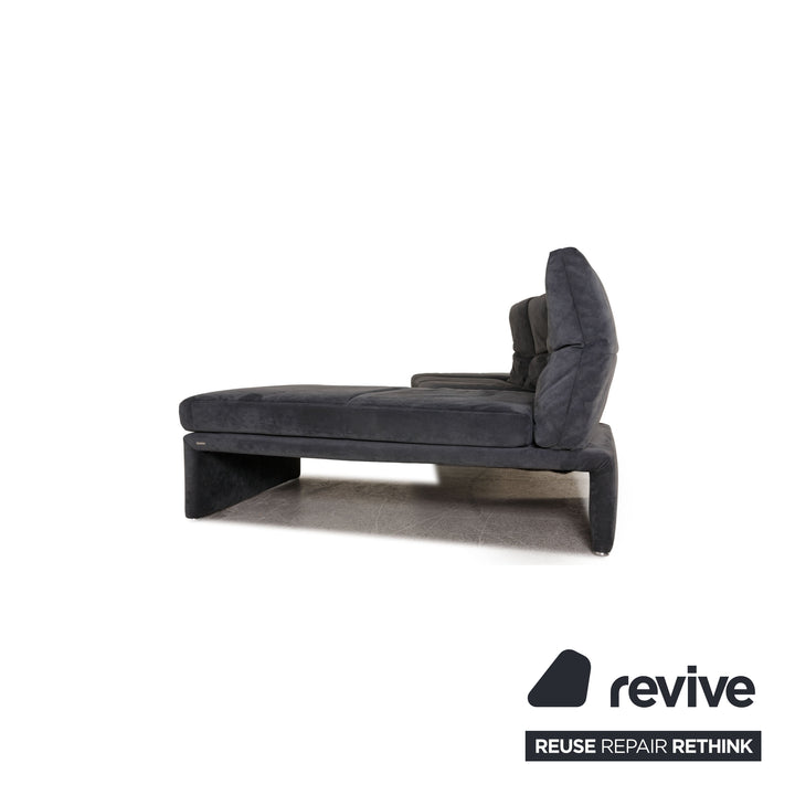Koinor Raoul Alcantara Canapé Gris Canapé D'angle Fonction Canapé