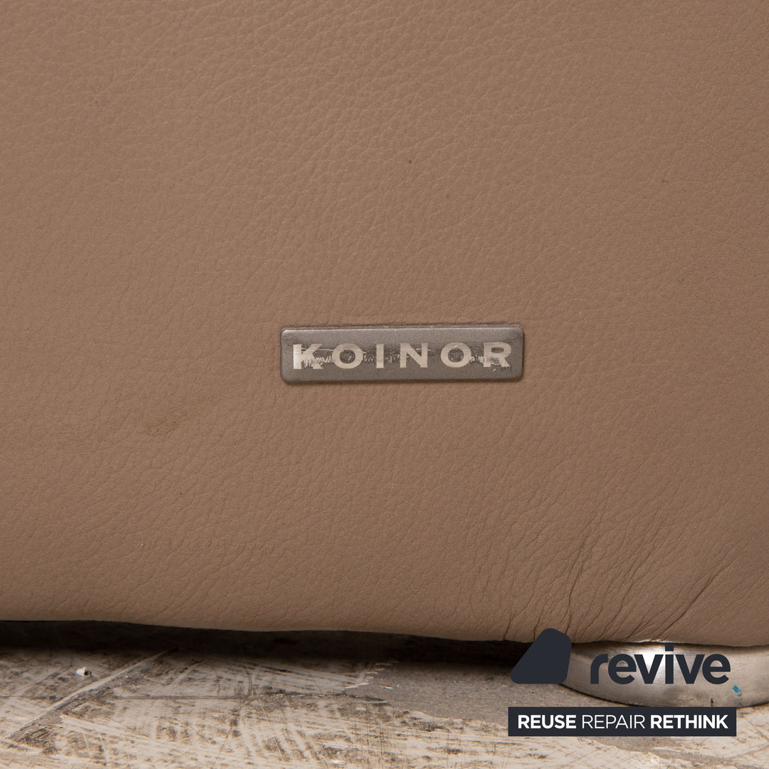 Koinor Raoul Leder Ecksofa Braun Sofa Couch manuelle Funktion Recamiere rechts
