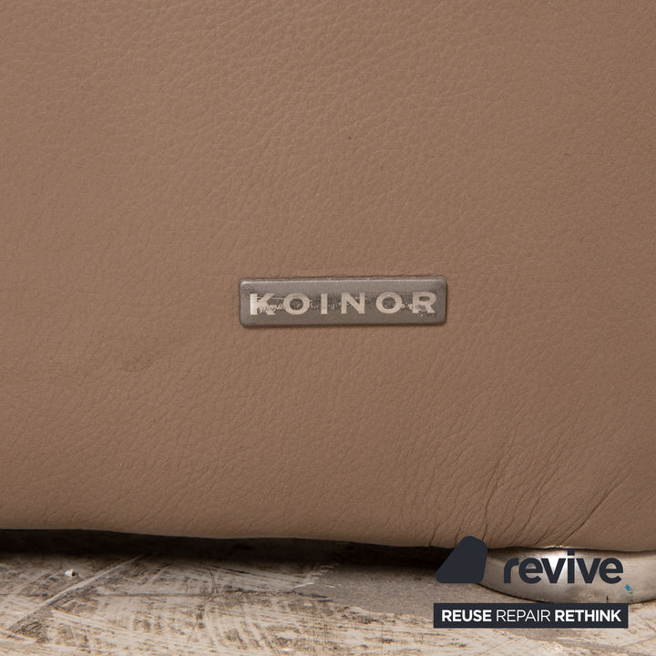Koinor Raoul Leder Ecksofa Braun Sofa Couch manuelle Funktion Recamiere rechts