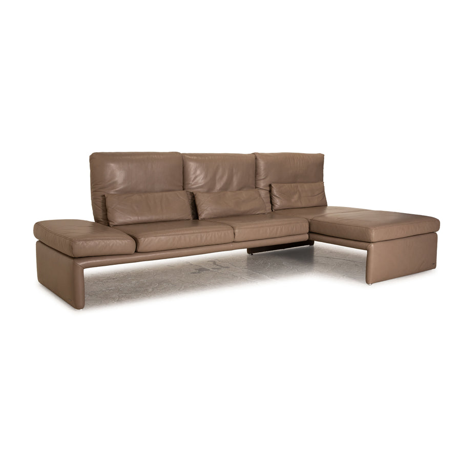 Koinor Raoul Leder Ecksofa Braun Sofa Couch manuelle Funktion Recamiere rechts