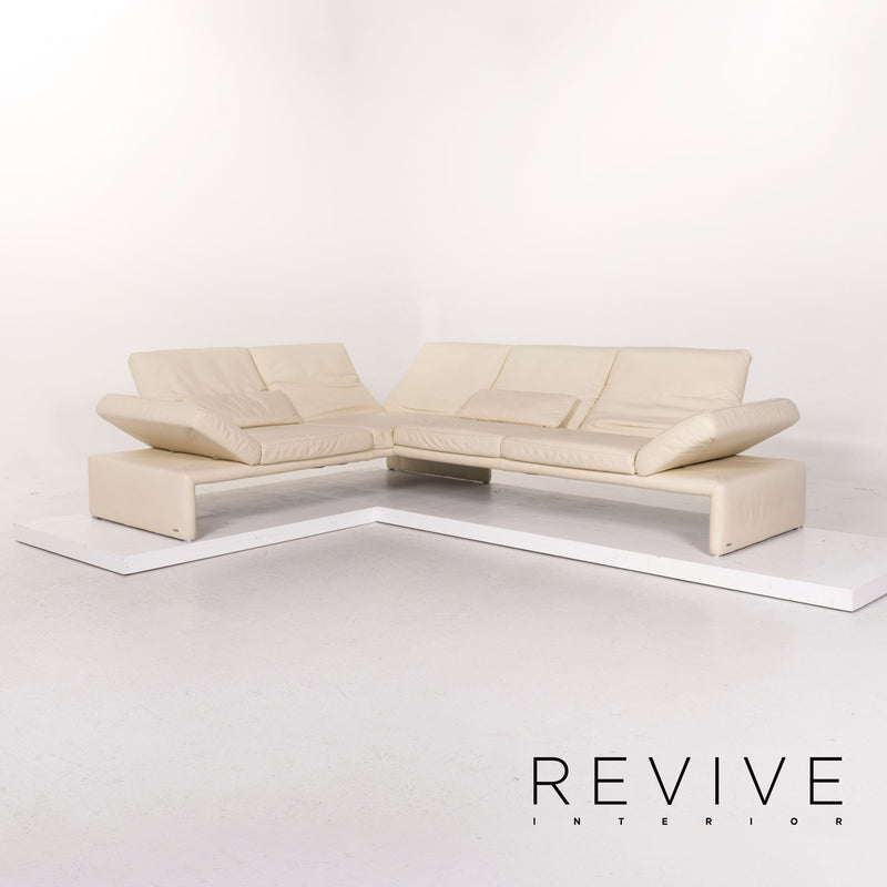 Koinor Raoul Leder Ecksofa Creme Sofa Funktion Couch 