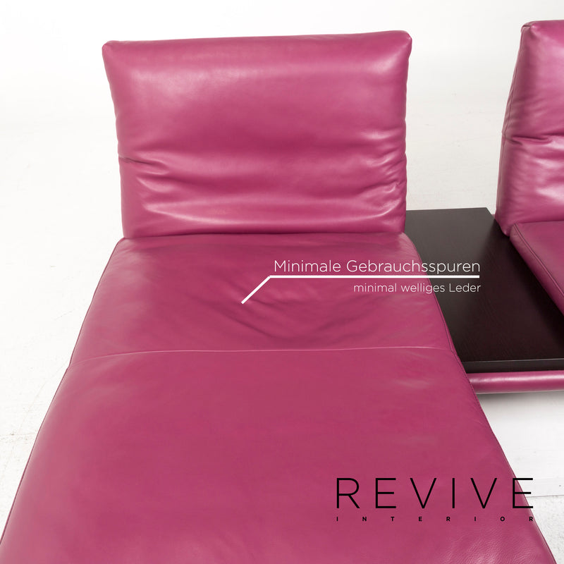 Koinor Raoul Leder Ecksofa Lila Sofa Funktion Couch 
