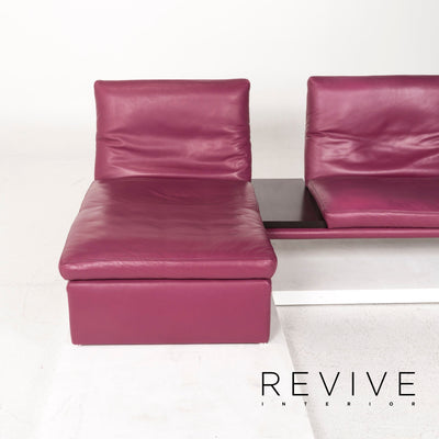 Koinor Raoul Leder Ecksofa Lila Sofa Funktion Couch #12684