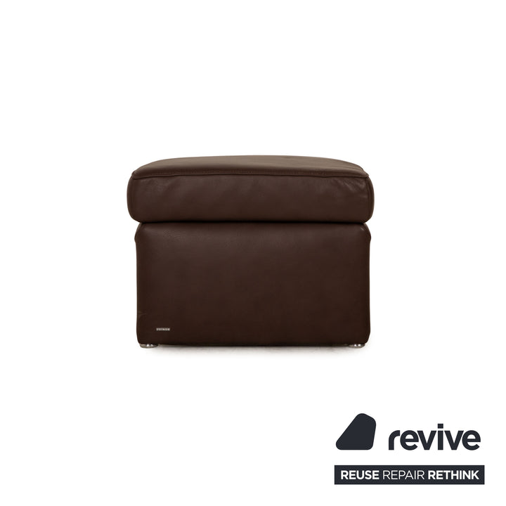 Koinor Raoul Leder Hocker Braun