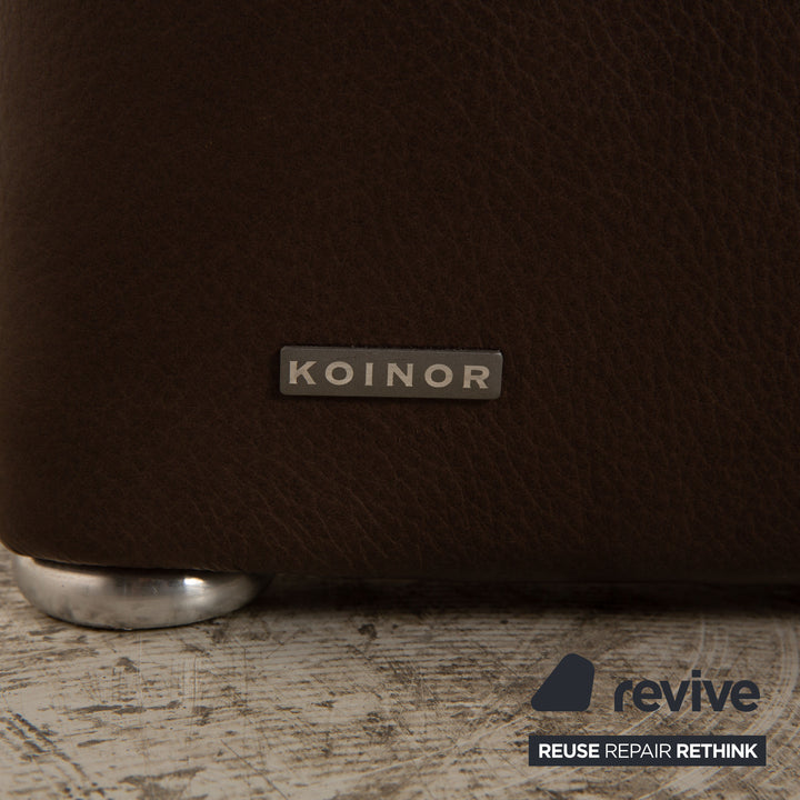 Koinor Raoul Leder Hocker Braun
