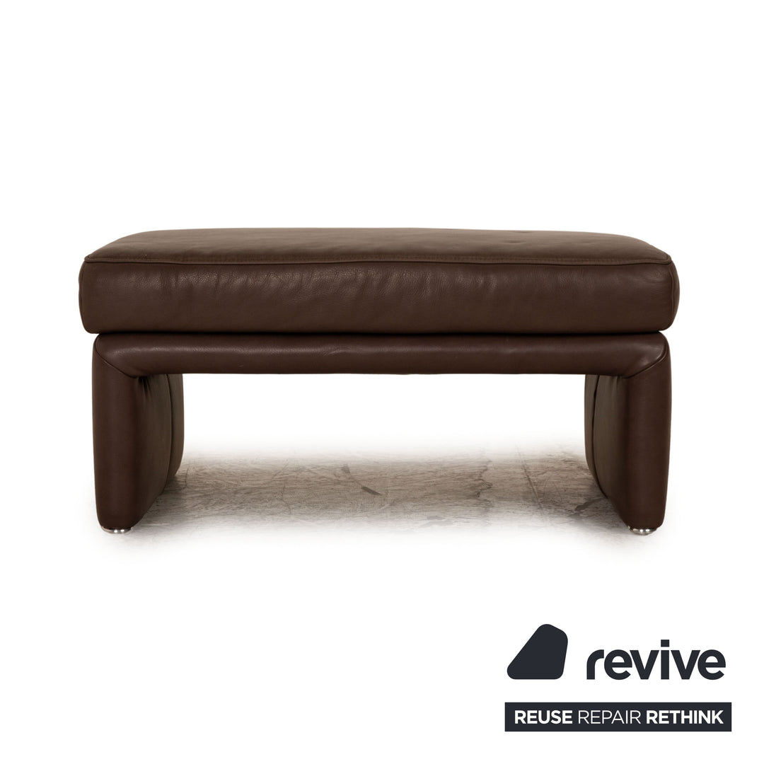 Koinor Raoul Leder Hocker Braun