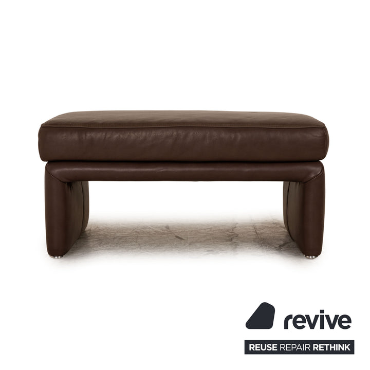 Koinor Raoul Leder Hocker Braun