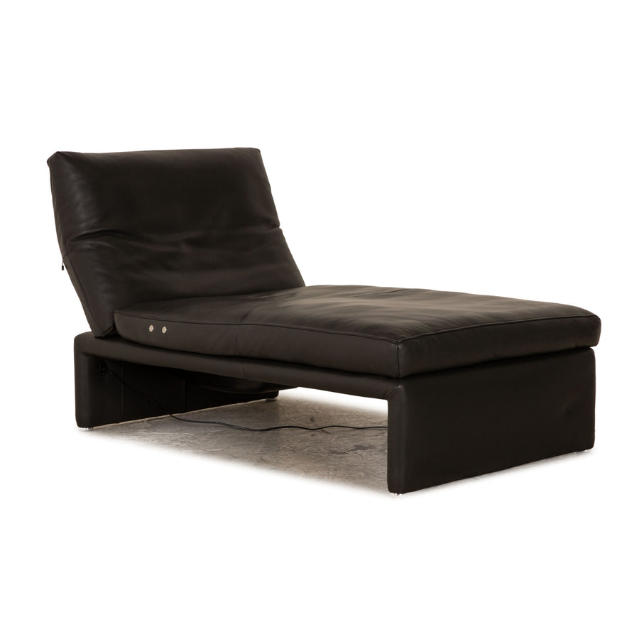 Koinor Raoul leather lounger gray anthracite electric function