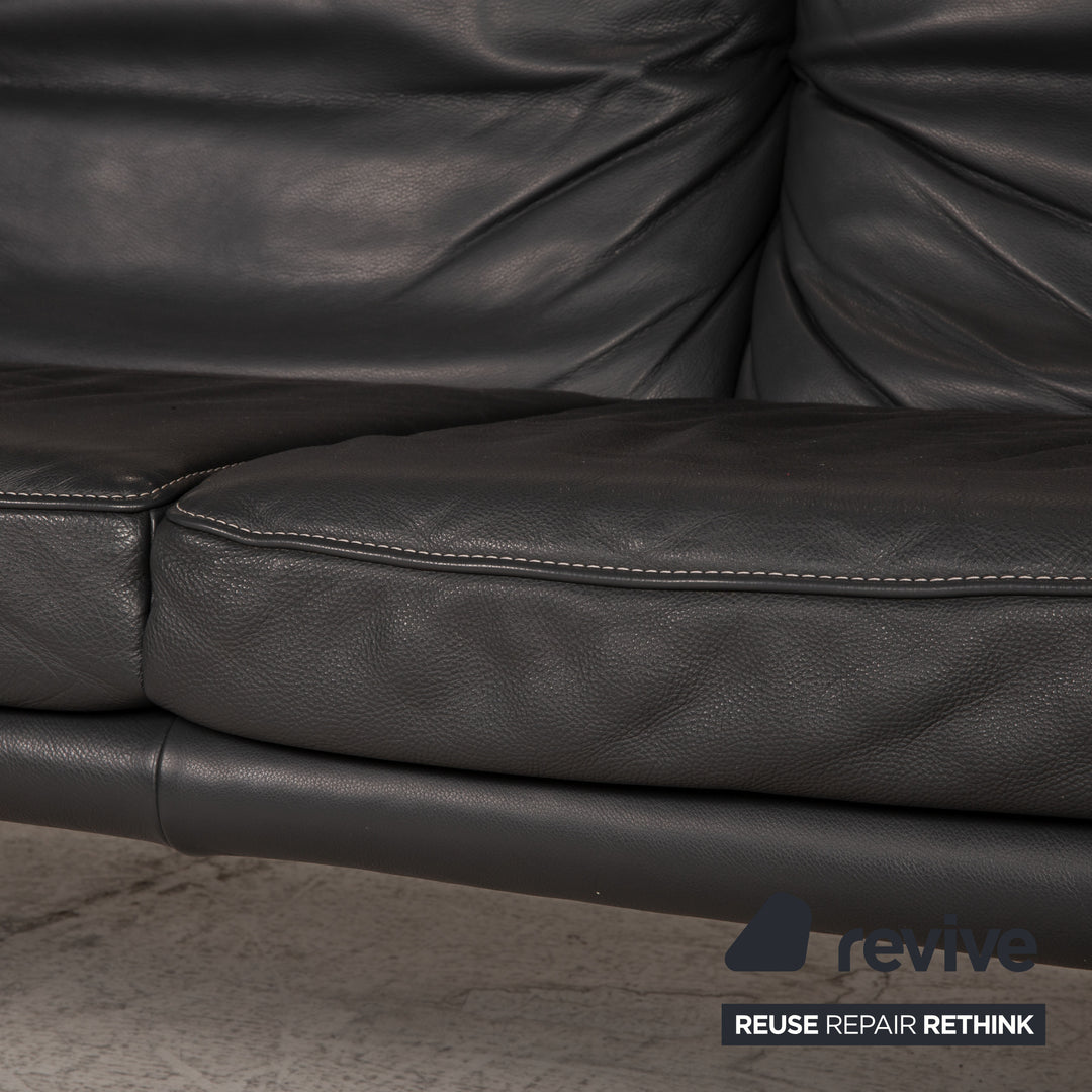 Koinor Raoul Leather Sofa Gray Corner sofa feature