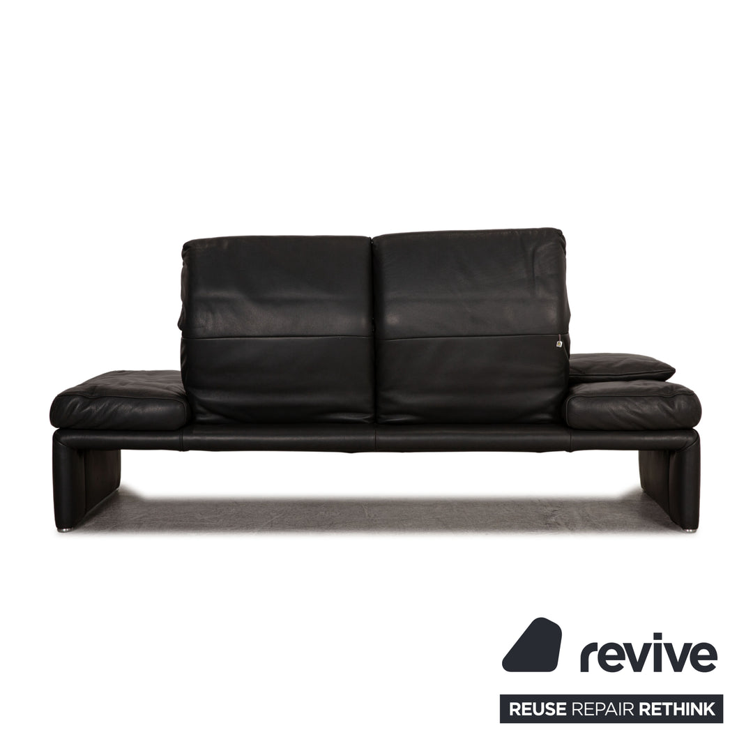 Koinor Raoul Leder Zweisitzer Anthrazit Sofa Couch Funktion