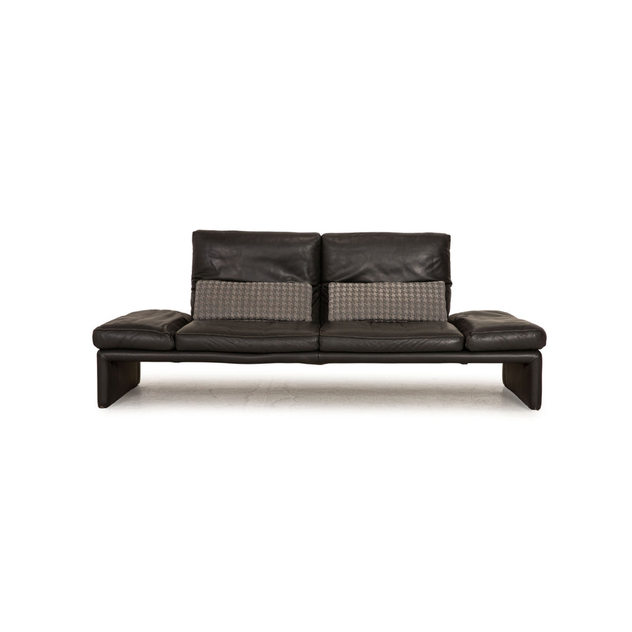 Koinor Raoul Leder Zweisitzer Anthrazit Sofa Couch Funktion
