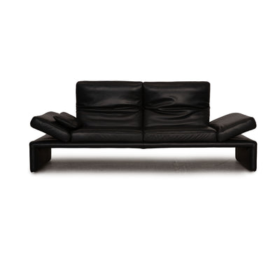 Koinor Raoul Leder Zweisitzer Anthrazit Sofa Couch