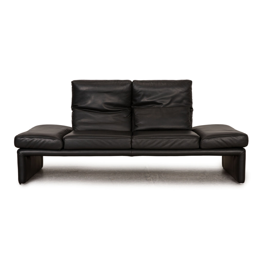 Koinor Raoul Leder Zweisitzer Grau Dunkelgrau Sofa Couch